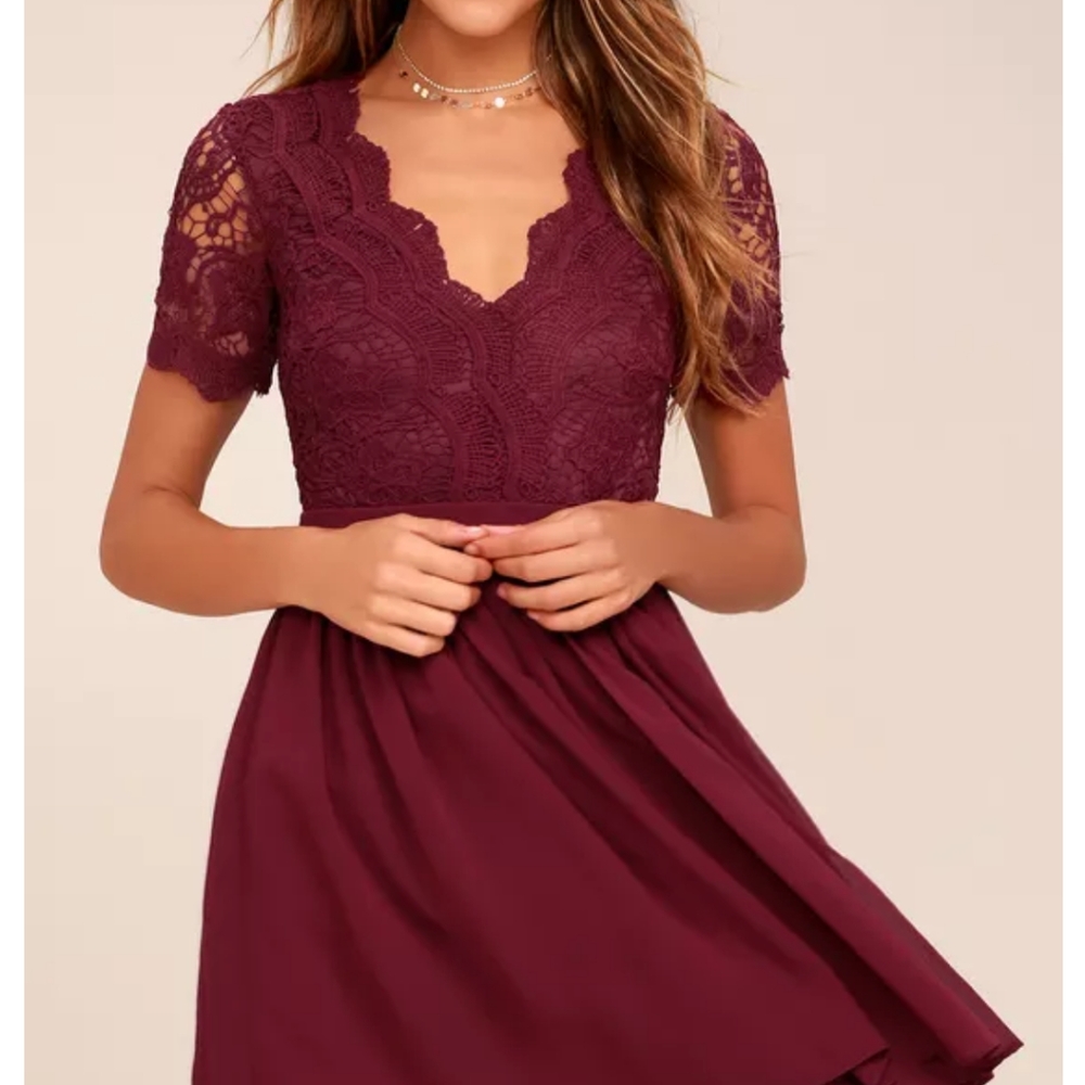 Lulu's worn once skater dress